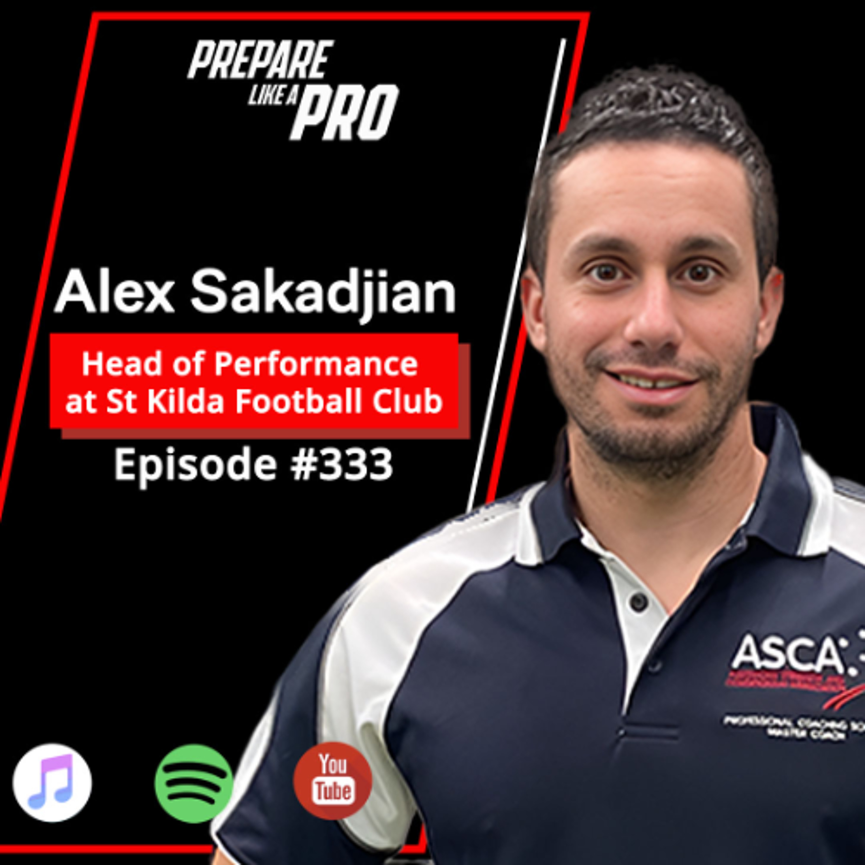 #333 - Alex Sakadjian, Head of Performance at St Kilda Football Club episode artwork