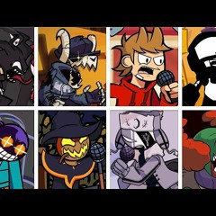 Friday Night Funkin' - A.G.O.T.I But Every Opponent's Turn A Different Character Sings by Neonight