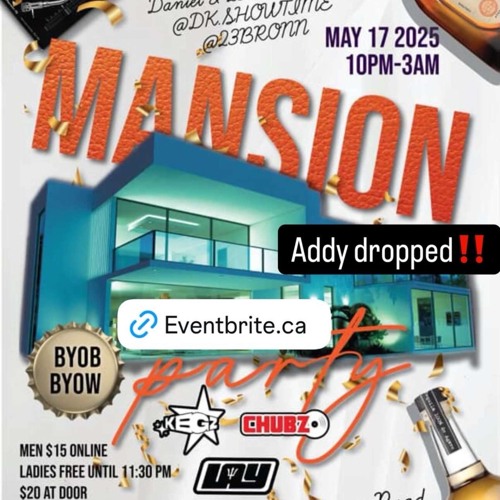 MANSION PARTY PT1 (LIVE AUDIO) 05.18.25