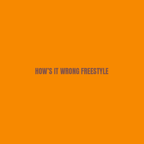 How’s It Wrong Freestyle (prod. Toro Y Moi)