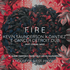 Premiere: BL SUEDE, Mark Cole - Fire (E-Dancer, Kevin Saunderson Detroit Dub) [Purple Love Records]