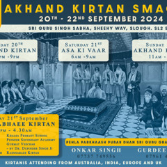 Bibi Harkiran Kaur Ji (Toronto) - AKJ Slough Smagam September 2024 Saturday Rainsabi
