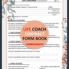 [Ebook]$$ 📖 Life Coach Contract Form Book: New Coachee Agreement Forms Between Coach & Client | +5