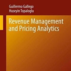[Download] KINDLE 💗 Revenue Management and Pricing Analytics (International Series i