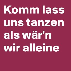 lass uns tanzen