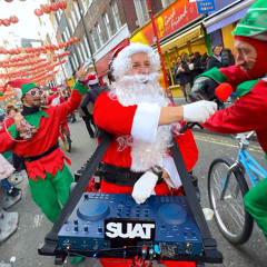Santa SUAT hits London to give out ONIONS