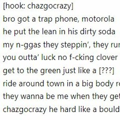 wtf is a chaz go crazy lol prod me