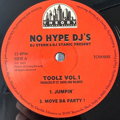 PREMIERE: NO HYPE DJ'S - JUMPIN' [TOW008]