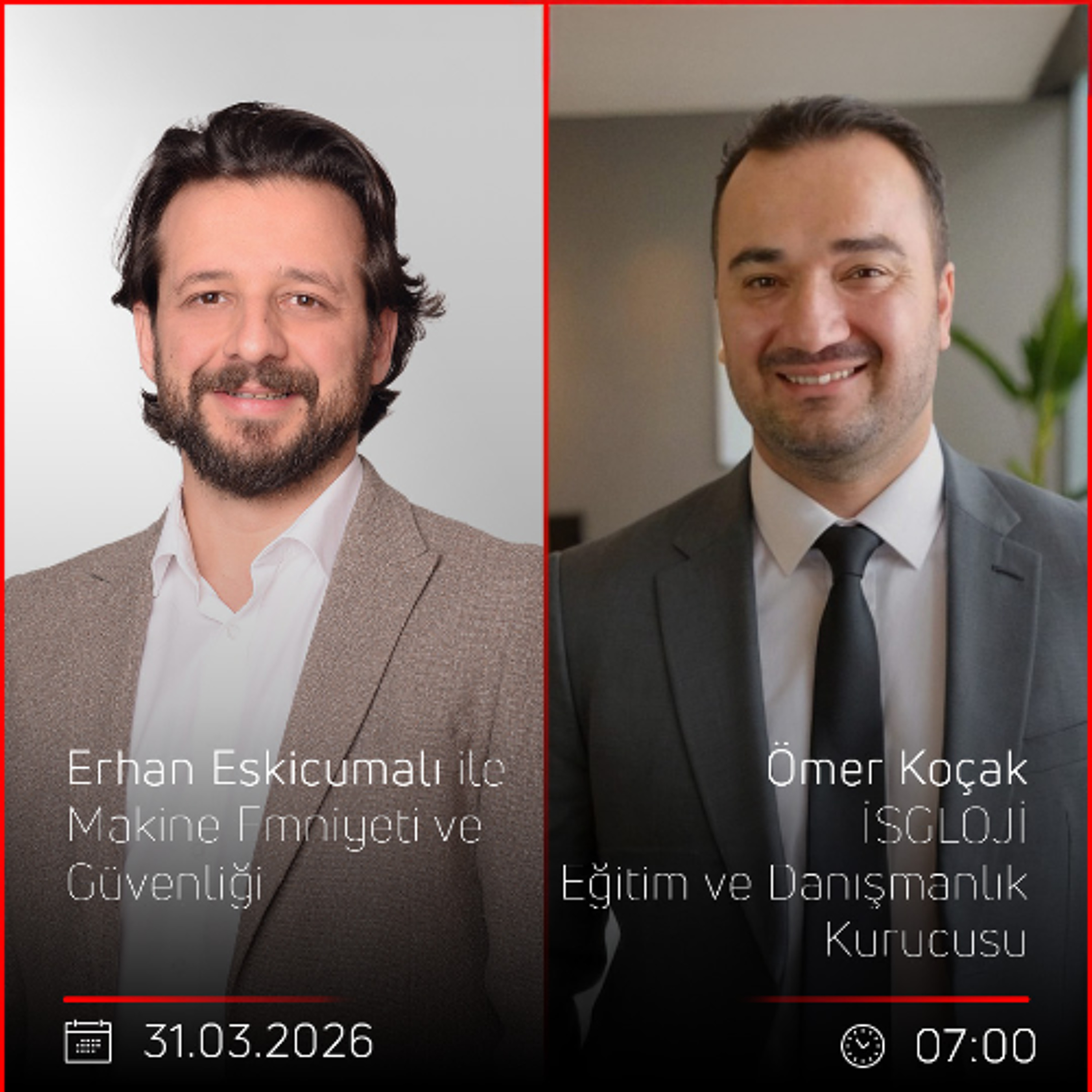 Ömer Koçak – Erhan Eskicumalı ile Makine Emniyeti ve Güvenliği episode artwork