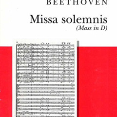 Get EPUB 📥 Missa Solemnis (Mass in D): Vocal Score (New Novello Choral Editions) by
