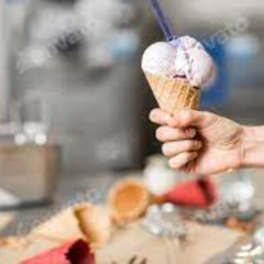 waiting for my ice cream to melt enough so i can eat it because its frozen right now