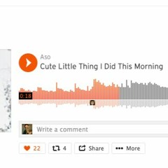 Re: Cute Little Thing I Did This Morning