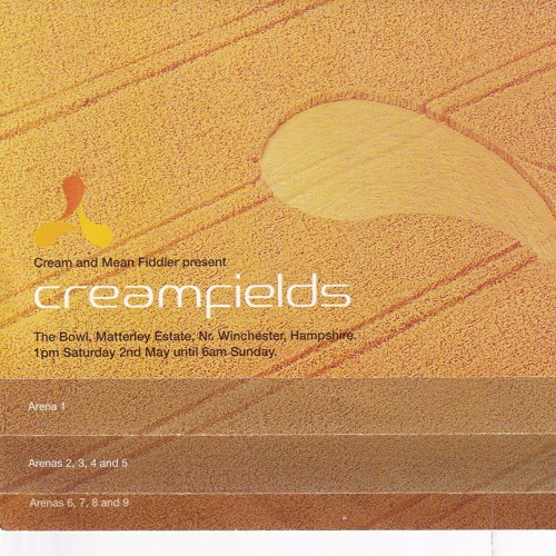 Laurent Garnier (Live) Crispy Bacon - Creamfields - Matterley Bowl - Winchester - 2-5-98