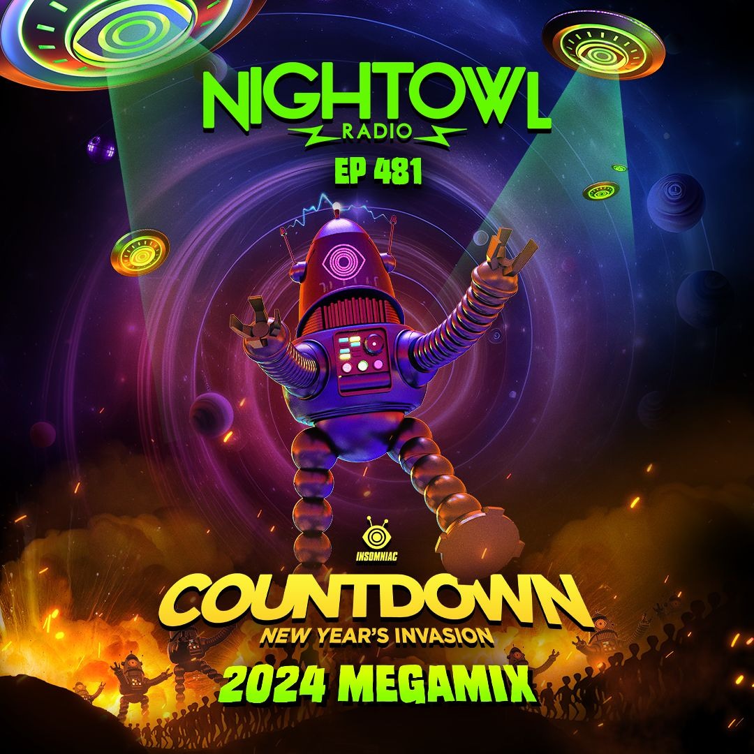 Night Owl Radio 481 ft. Countdown NYE 2024 Mega-Mix