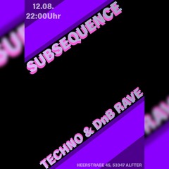 Yannick Kuhnle @ Subsequence Rave 12.08.2023
