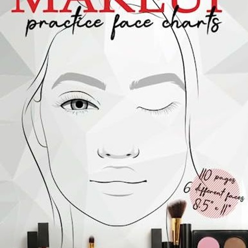 Makeup Practice Face Charts Blank