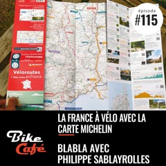 La France à vélo avec la carte Michelin