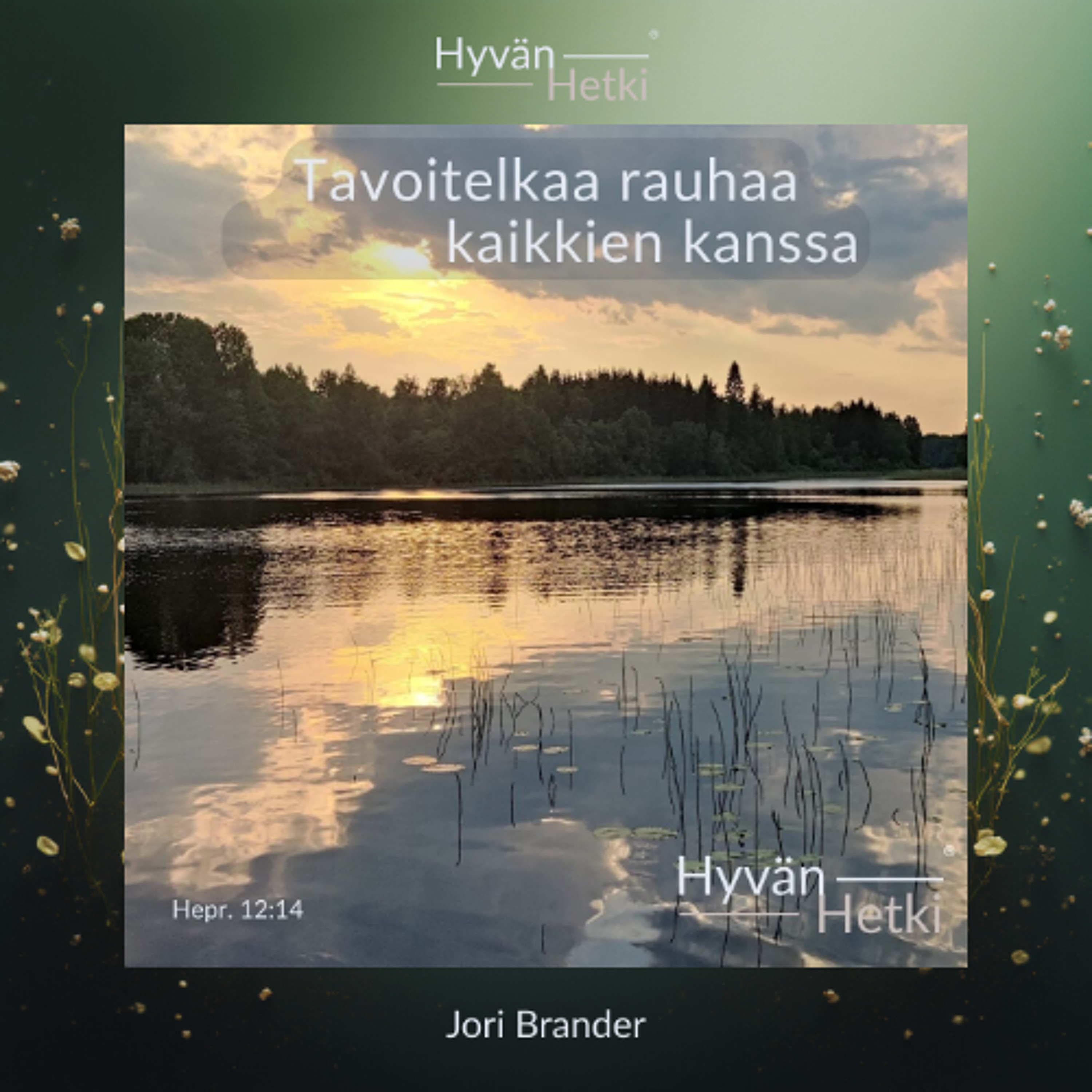 Tavoitelkaa rauhaa kaikkien kanssa (22.03.2026) episode artwork