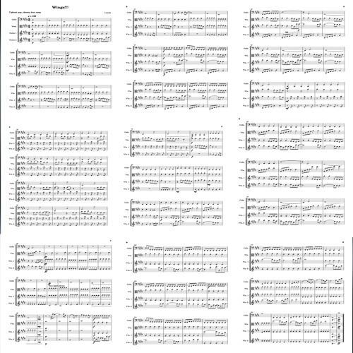 my next single (wings!!!) but its a string arrangement