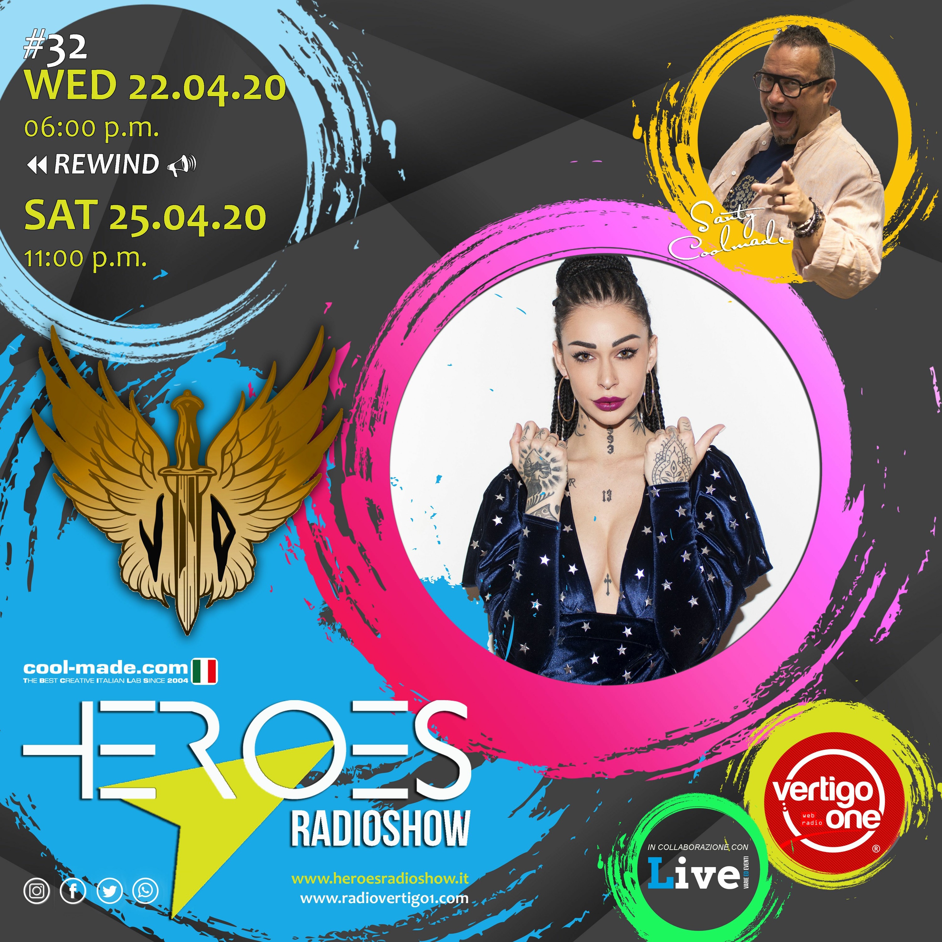 #32/2019-20> HEROES RadioShow - Special Guest VALETINA DALLARI episode artwork