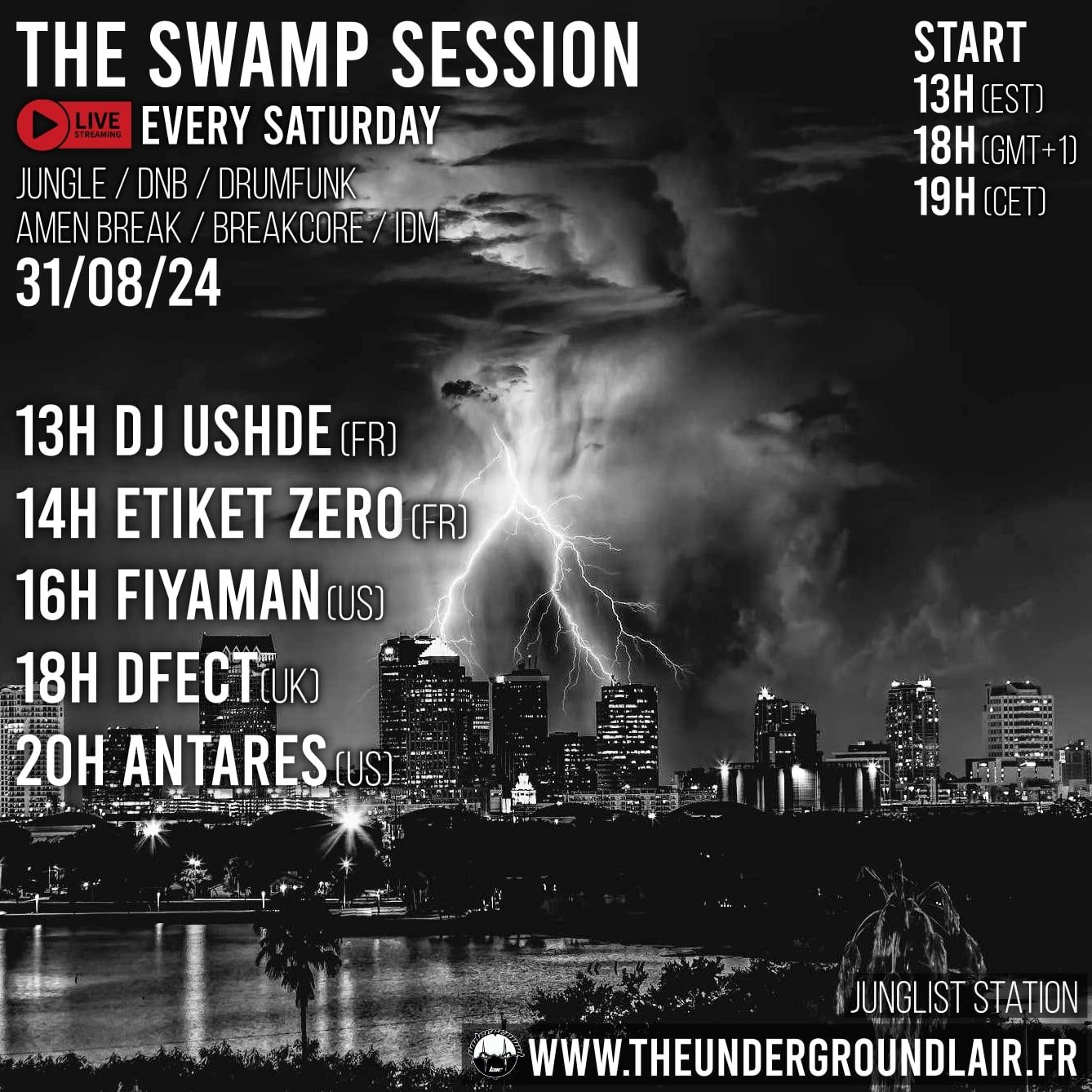 Antares LIVE On The Underground Lair The Swamp Session - 31.08.2024 episode artwork
