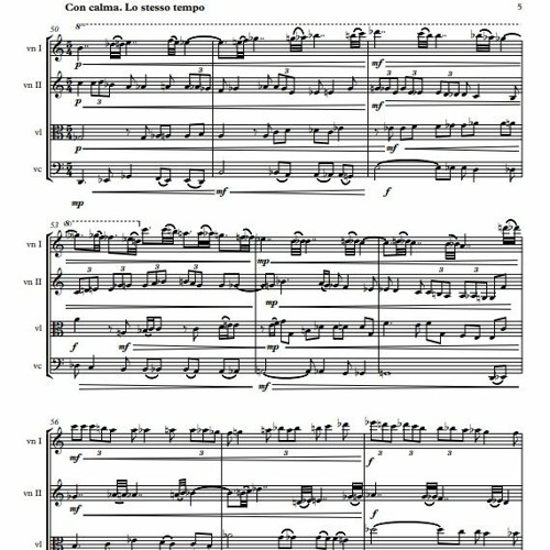 Pawel Strzelecki: 3. Adagio [String Quartet No. 16 (2023)].