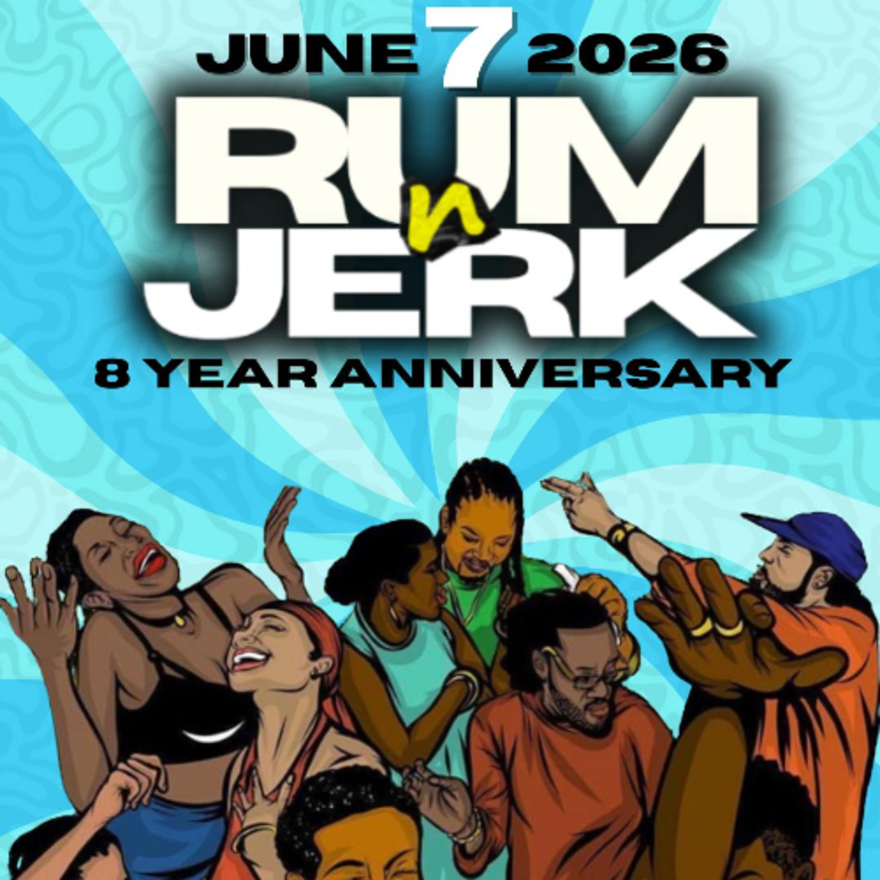 RUM N JERK 8TH ANNIVERSARY MUSIC BY MR.D DJ ANGELO DJ STYLISH DJ NATE FADDA PUDDU episode artwork