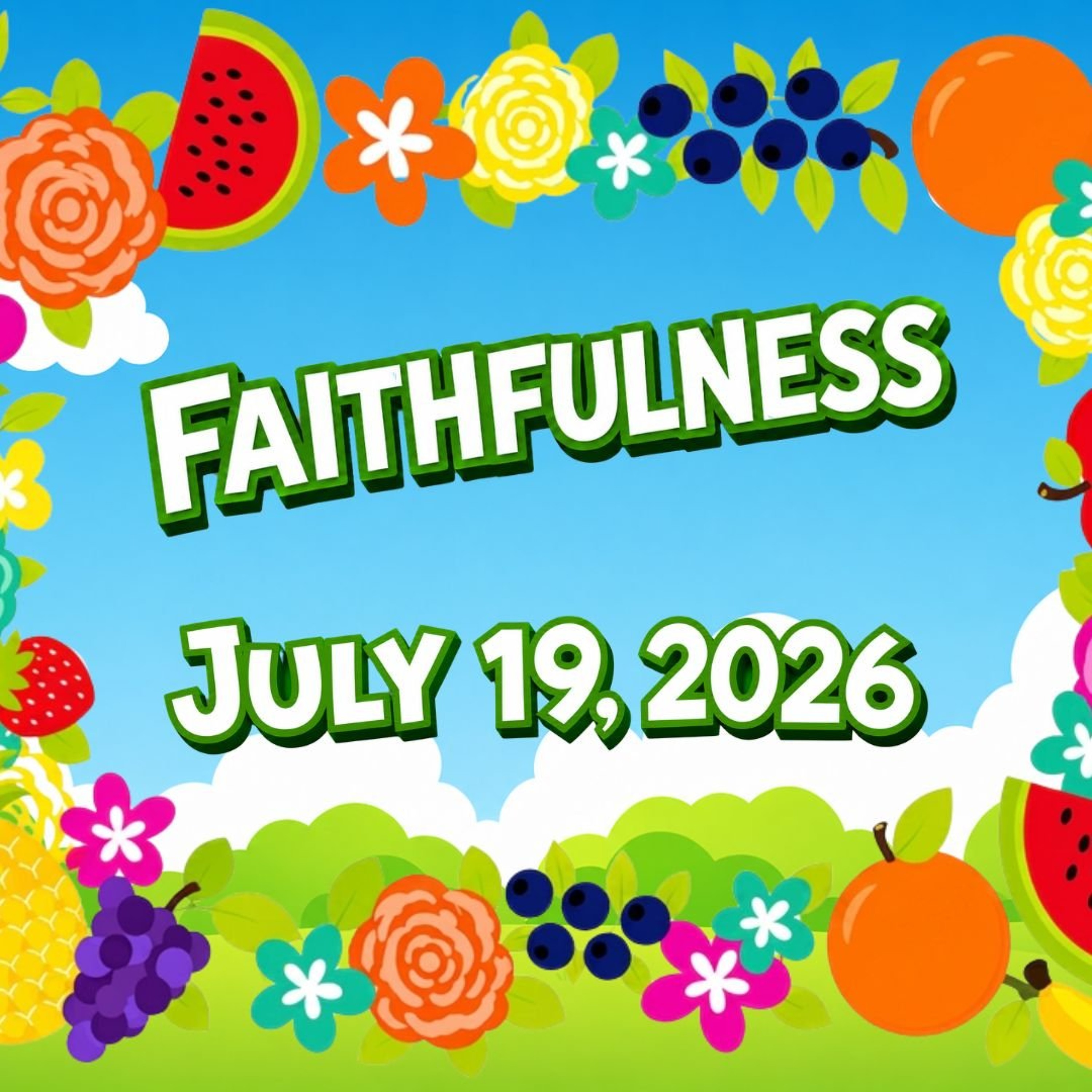 Fruit of the Spirit - Faithfulness episode artwork