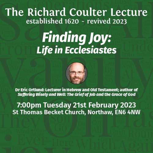 Richard Coulter Lecture 2023