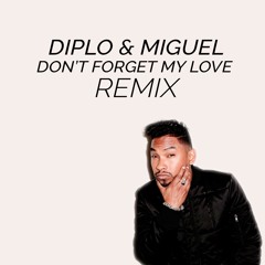 Don't  Forget My Love - DIPLO ft MIGUEL (MUZIIKA REMIX)