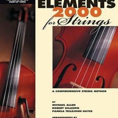 Download PDF/Epub Essential Elements 2000 for Strings Plus DVD: Violin (#1) - David M. Brewster