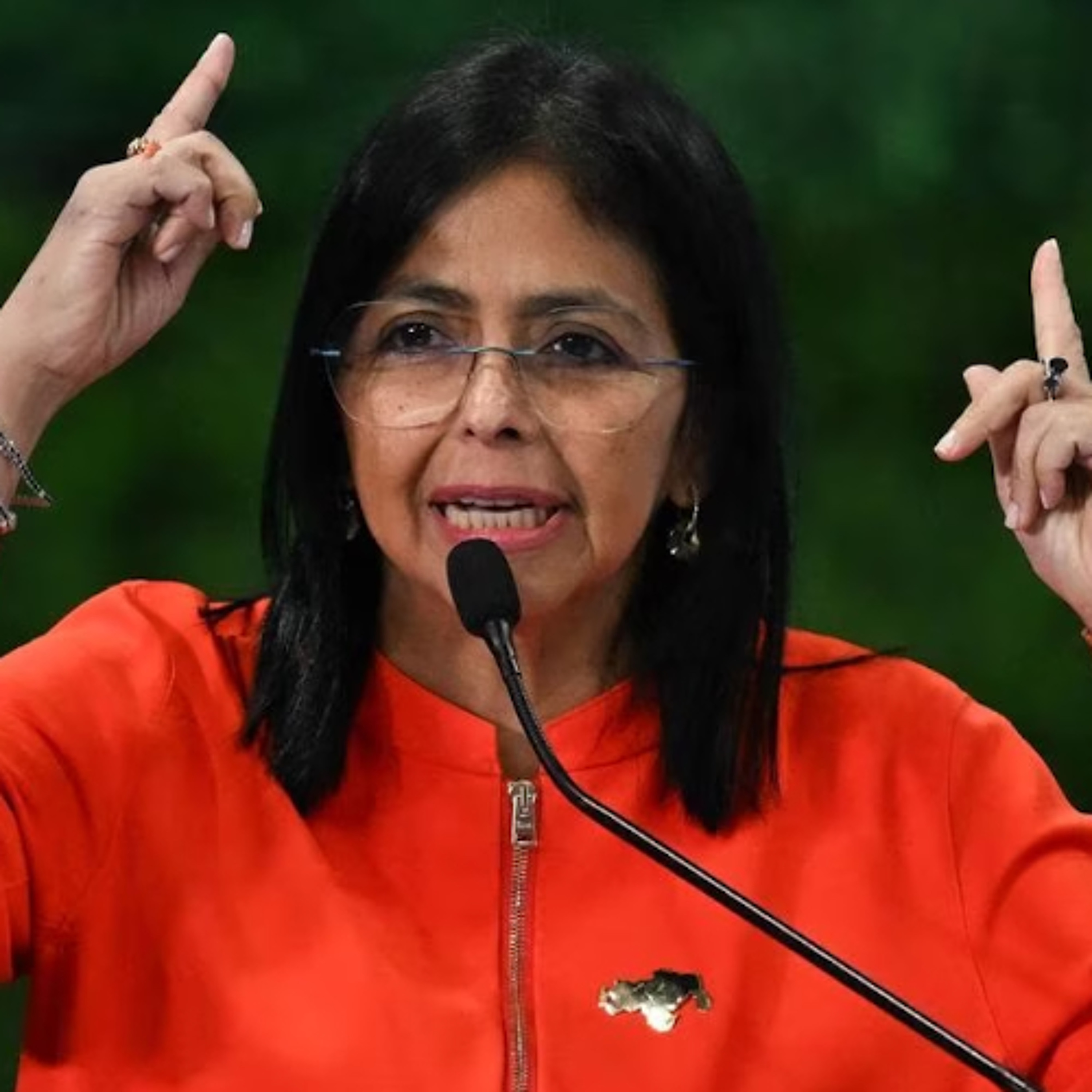 The weight on Delcy Rodríguez