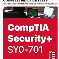 (Book! CompTIA Security+ SY0-701 Practice Tests & PBQs: Exam SY0-701 (Online Access Included) B