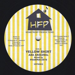 HFPDS002 Aba Ariginal - Yellow Shirt/Yellow Shirt Dub Hand Cut Poly Vinyl Dubplate PROMO