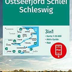 KOMPASS Wanderkarte Ostseefjord Schlei. Schleswig: 3in1 Wanderkarte 1:35000 mit Aktiv Guide. inklu