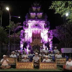 Tabuh Petegak Bebarongan Kreasi Dangan Mangan Saat Gladi Bersih