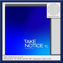 Take Notice 17 W/ A.L.P. - 13th December 2023