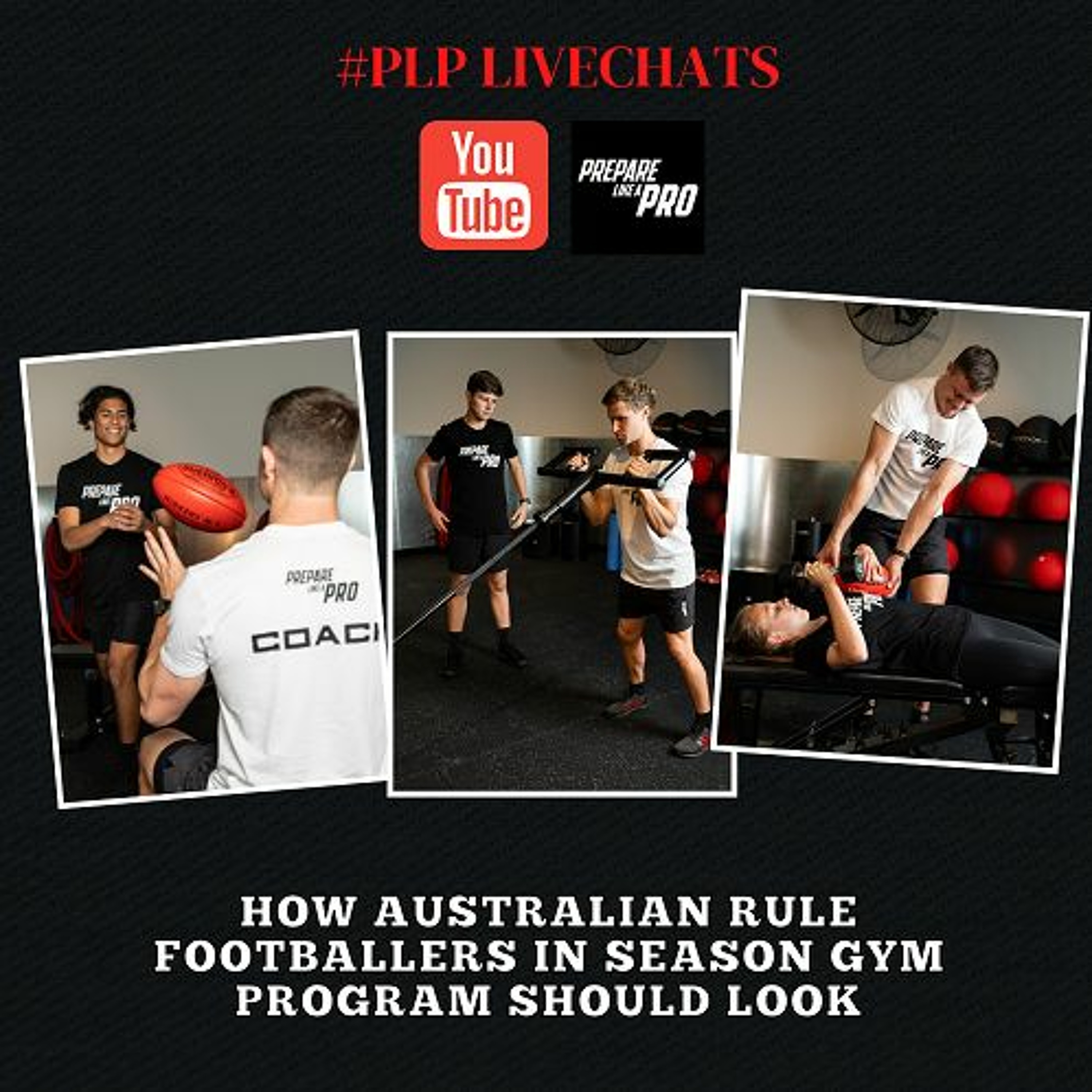 #bitesize - How Australian Rule Footballers in Season Gym Program Should Look episode artwork