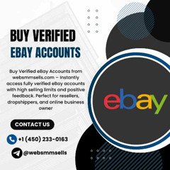 Buy Verified eBay Accounts This Year