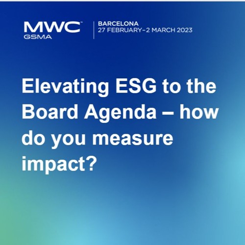 Elevating ESG to the Board Agenda - how do you measure impact?