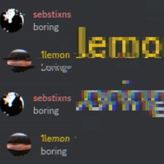 sebstixns x lemon - boring
