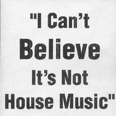 Mark N - I Can't Believe It's Not House Music - 1998