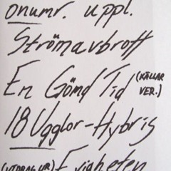 YEAR 1985 - Stömavbrott BY 18:e Oktober