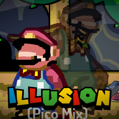 Illusion (Too Slow Mario Mix) [Pico Mix] - Friday Night Funkin': Funky Forest Mayhem