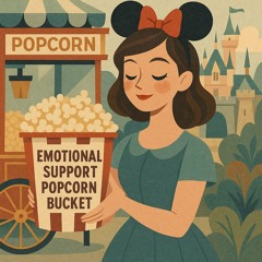 Emotional Support Popcorn Bucket