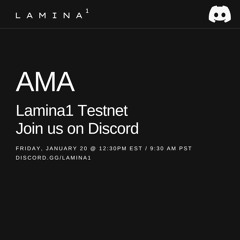 Lamina1 – Testnet AMA With Chief Technology Officer Will Carter