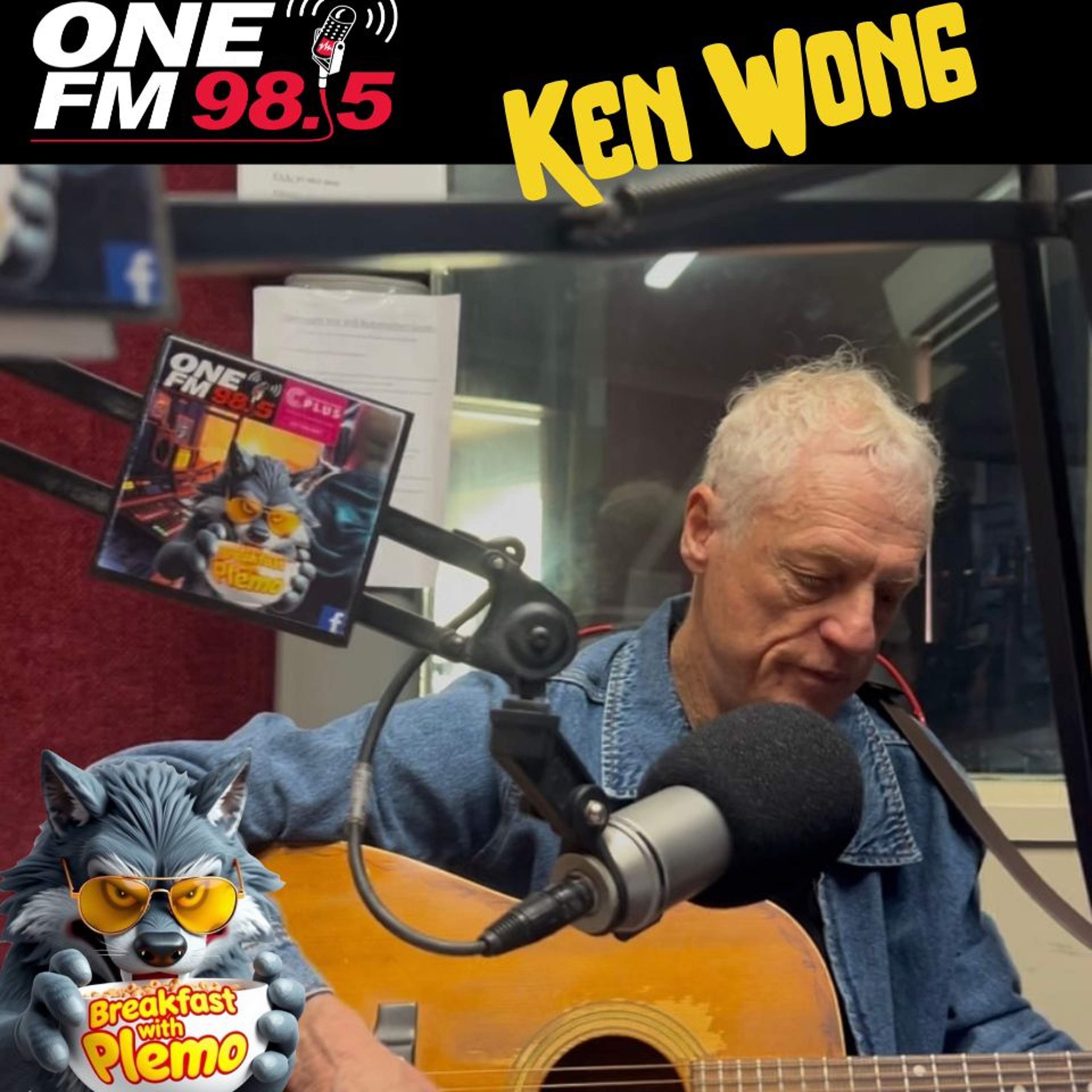 Singer Ken Wong Live in the One FM Studio