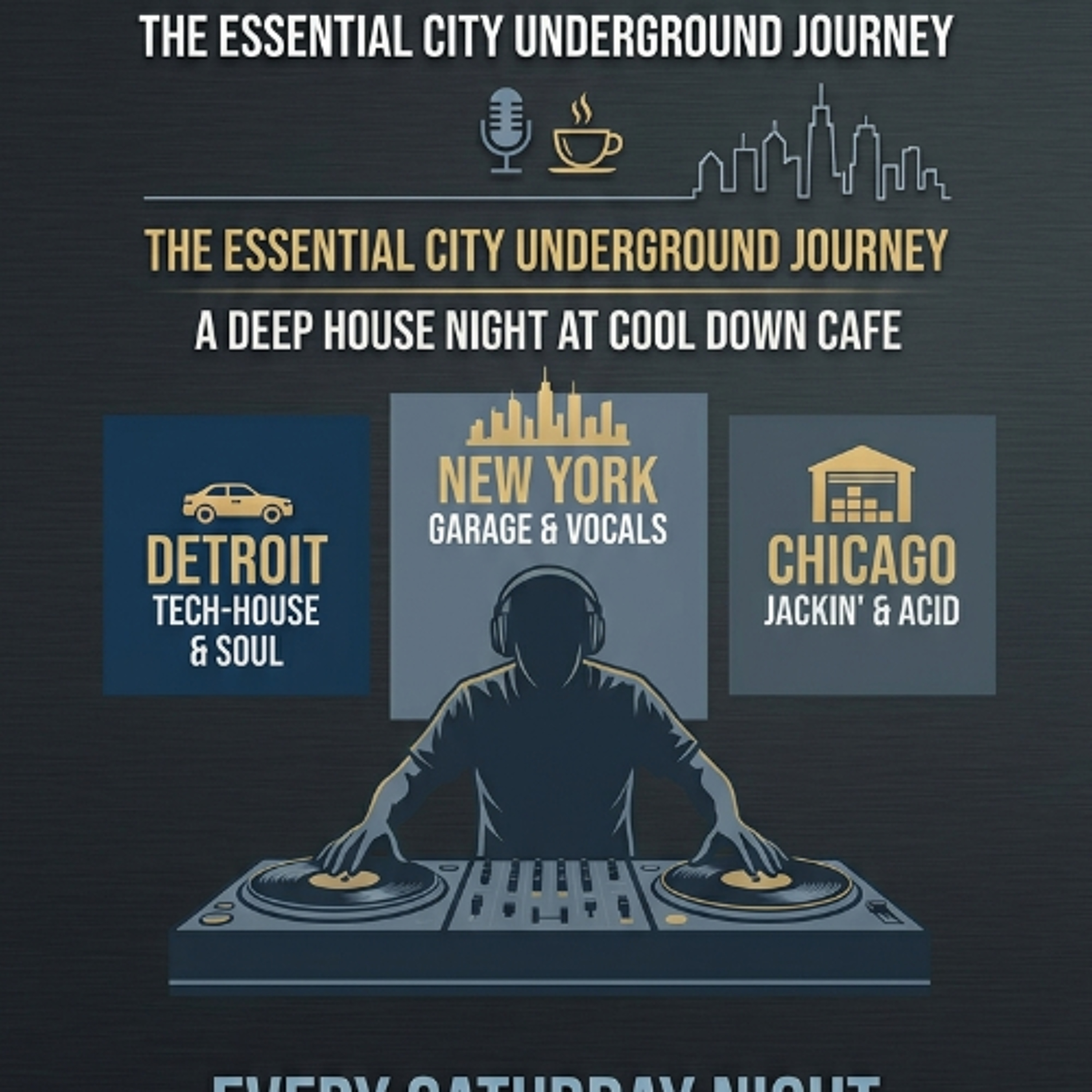 CoolDownCafe (Detroit New York Chicago House Mix) episode artwork