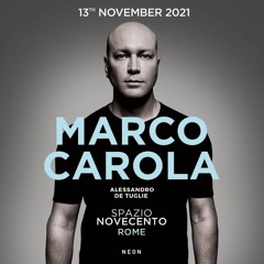 13.11.21 Alessandro De Tuglie @ Spazio Novecento - Opening Set for Marco Carola