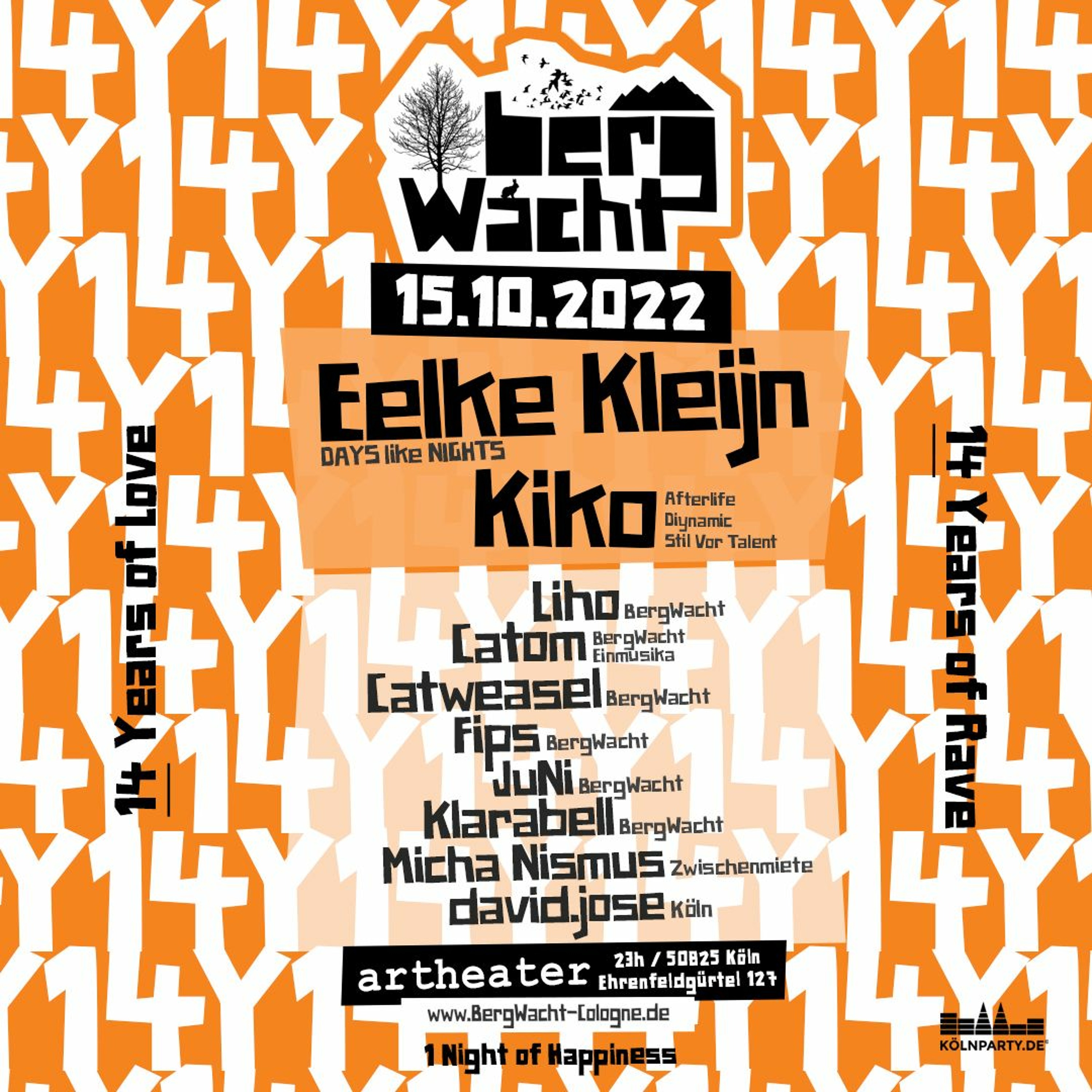 Klarabell @ 14 Jahre BergWacht Artheater Cologne 15.10.2022 episode artwork